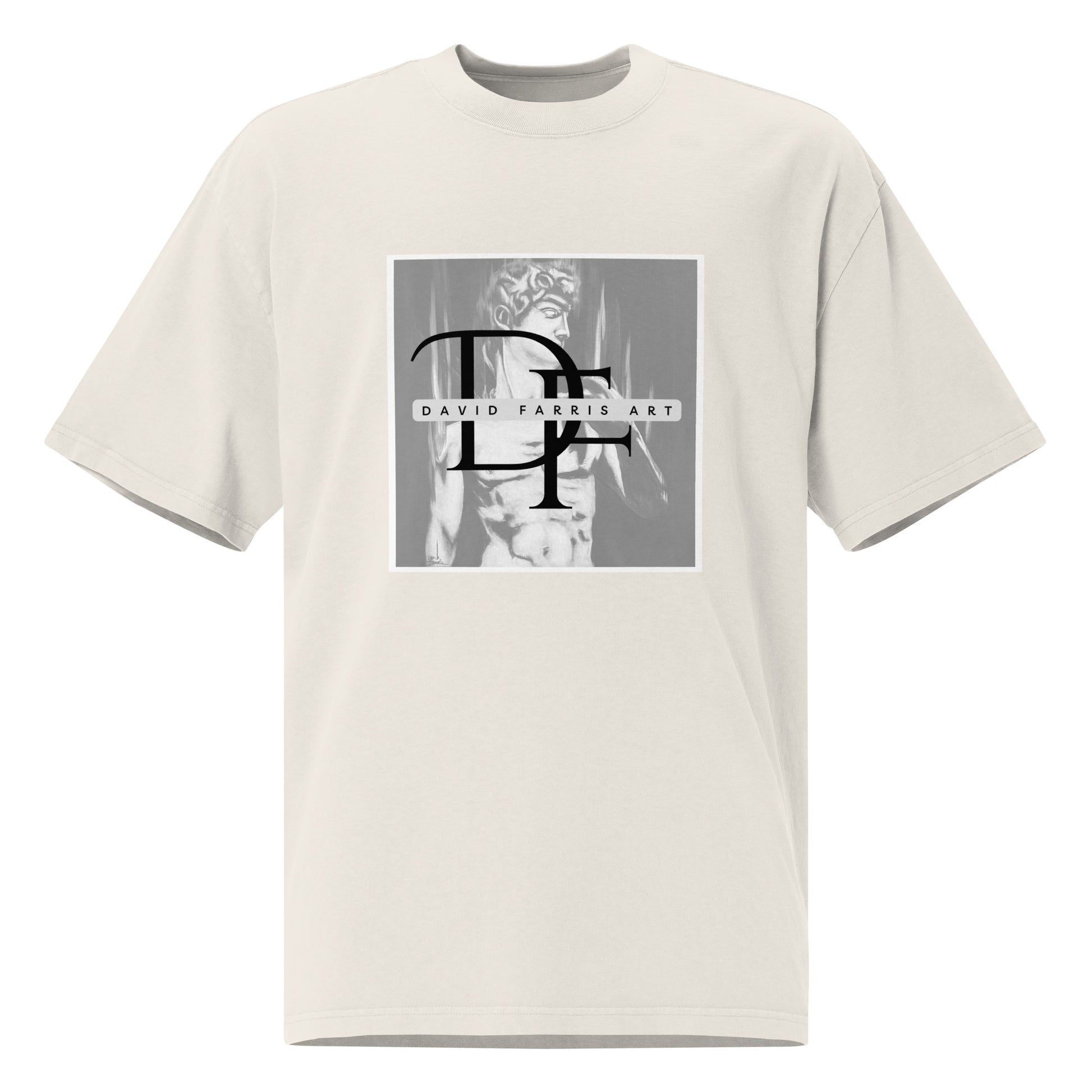 Oversized faded t-shirt - David Farris Art 