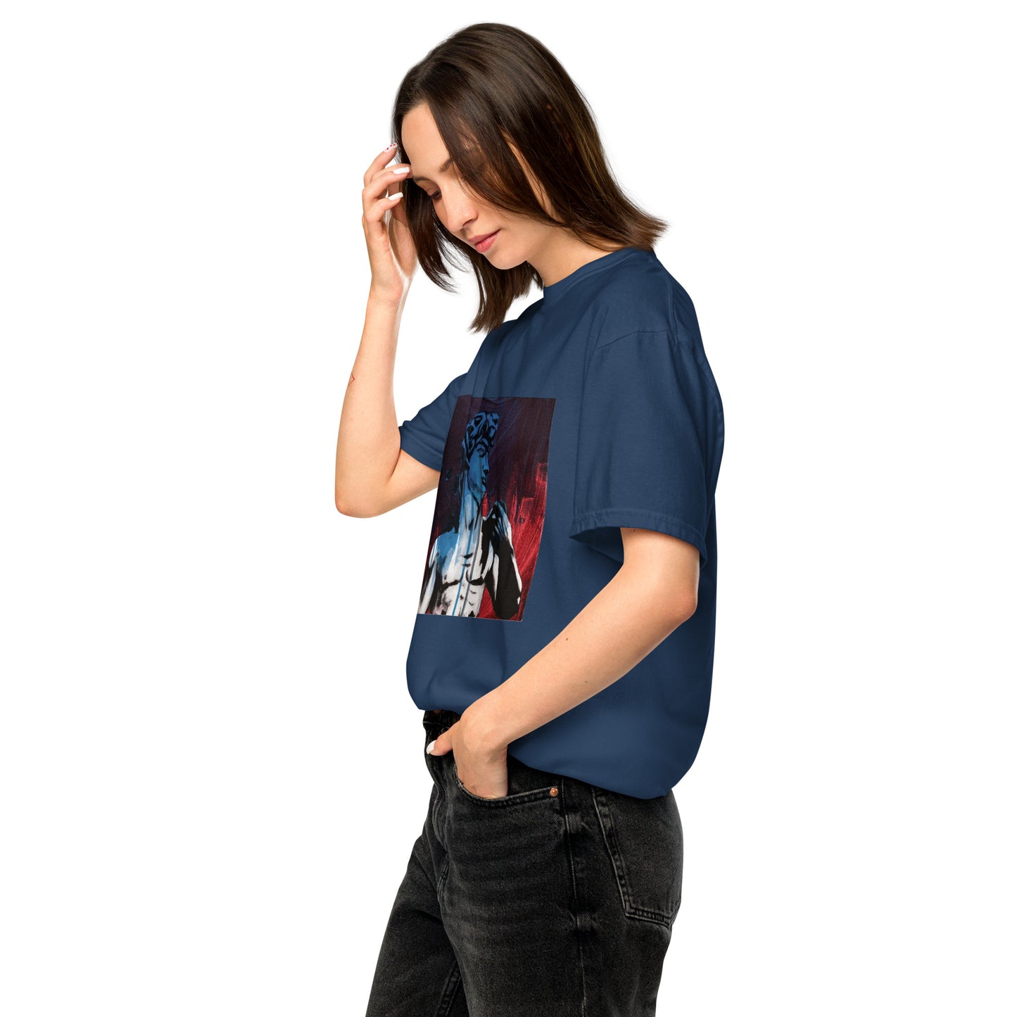 Unisex garment-dyed heavyweight t-shirt