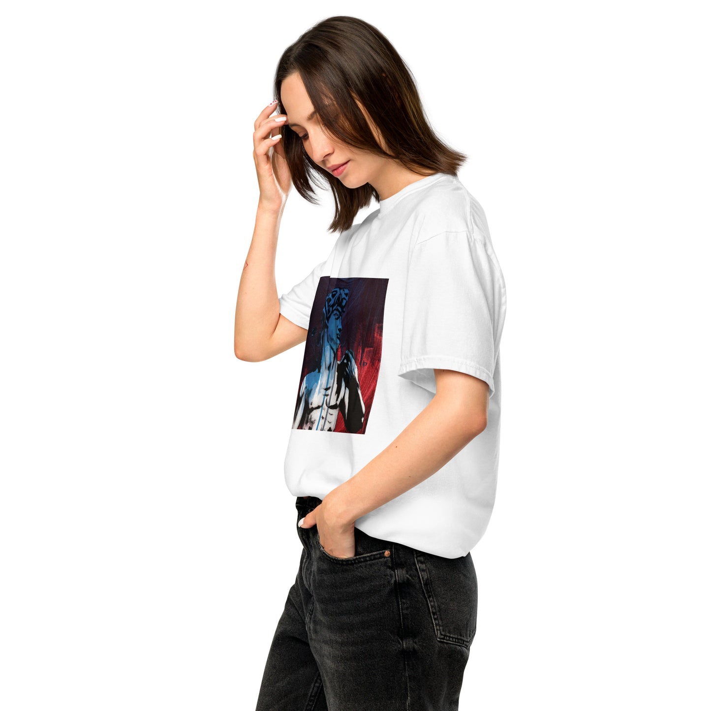 Unisex garment-dyed heavyweight t-shirt